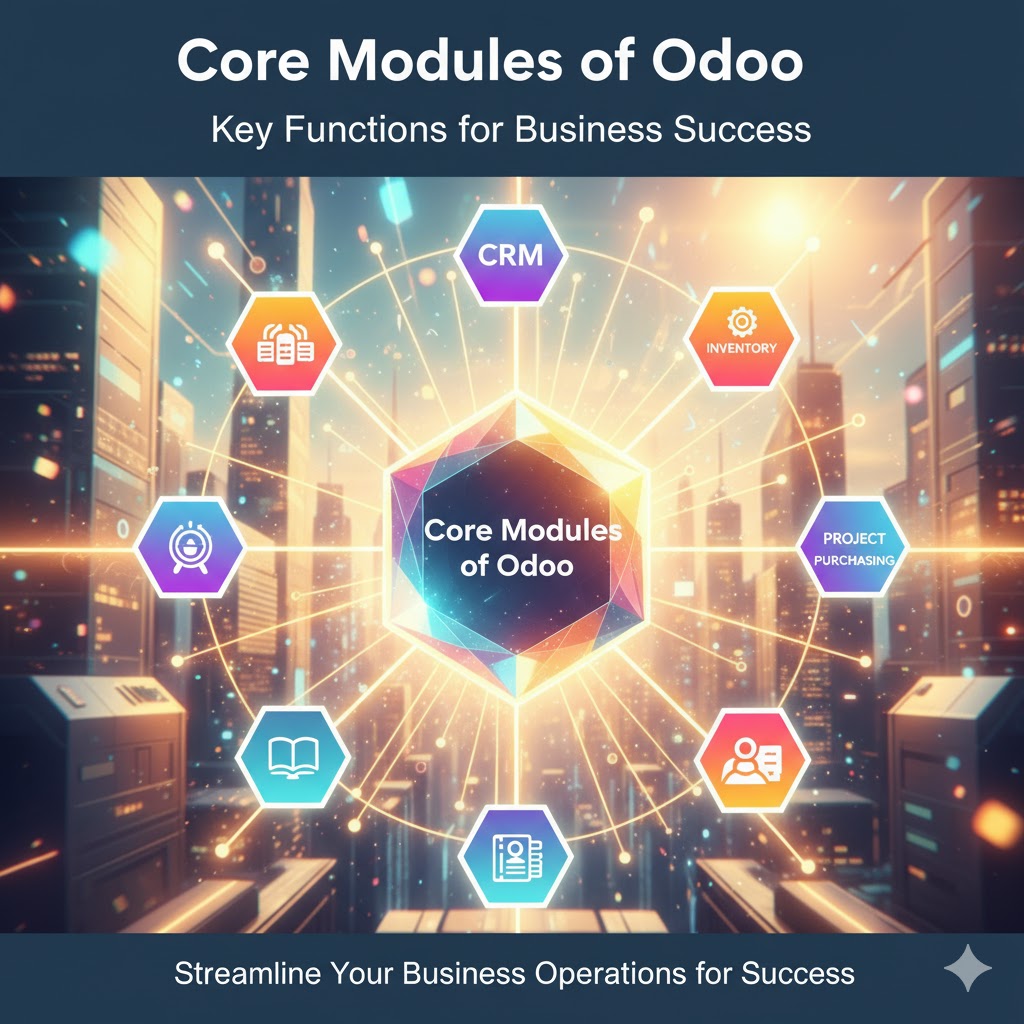core modules of odoo