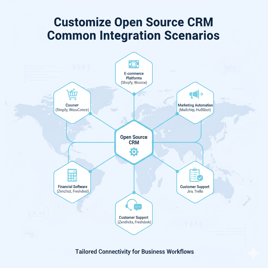Customize Open Source CRM Common Integration Scenarios
