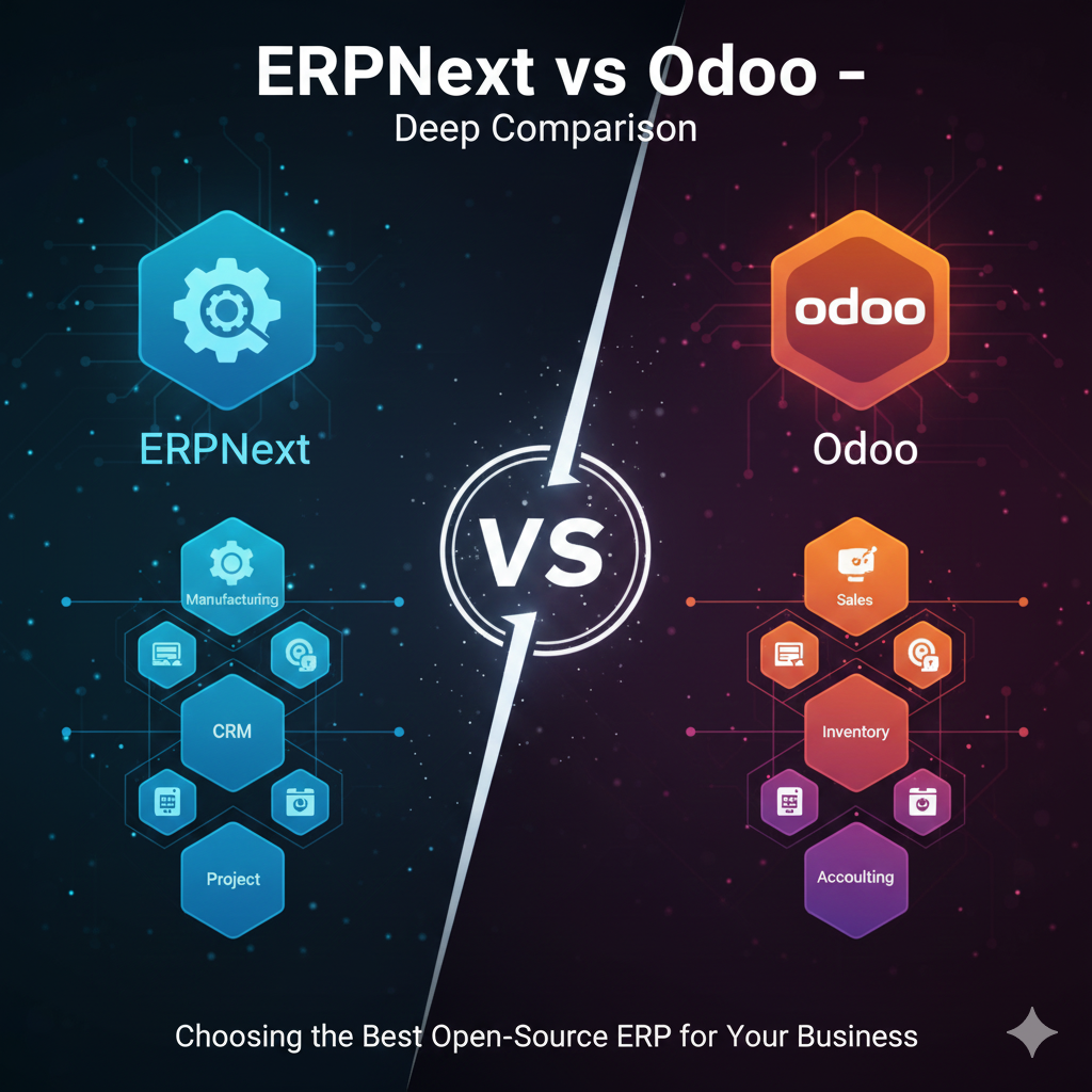 ERPNext vs Odoo – Deep Comparison