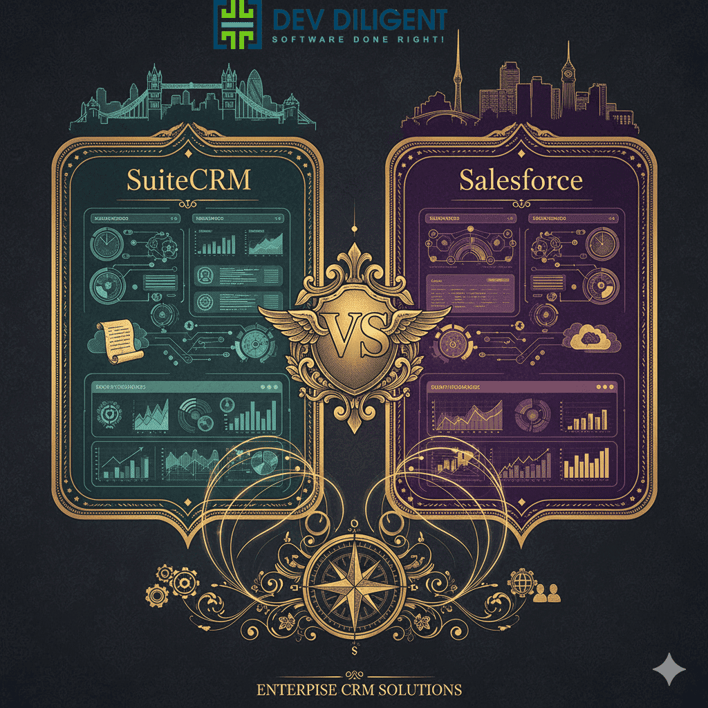 comparison suitecrm vs salesforce