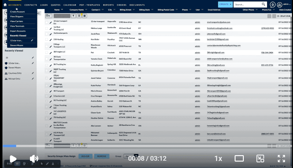 load tracker view shipper and shipping status min
